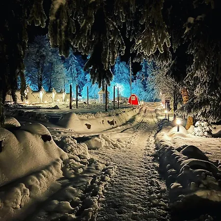Finska Wioska Kalevala Luxury tent *